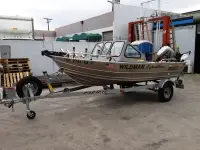 Klamath 15 ADW Aluminum Fishing Boat 