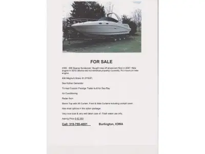 Sea Ray Sundancer 260