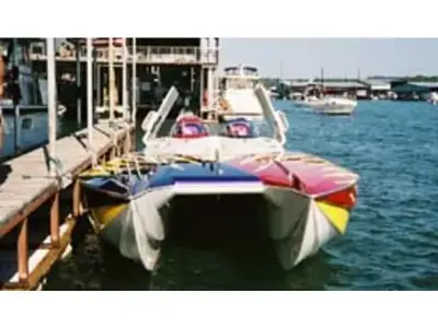 Skater Twin Canopy Catamaran 