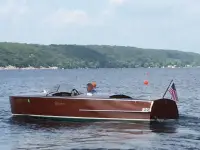 Fletcher 18 Mahogany Double Cockpit Runabout