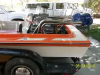 Hallett 1977 Bubble Deck Ski Boat 