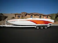 Magic 28 deck boat 