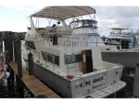 Chris Craft Corinthian Sun Deck trawler 