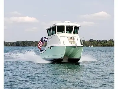 Ocean Express 37 Pilot House demo boat 