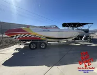 Lilburn GA Fountain 29′ fever closed bow 