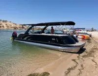Bennington  30 QXFBAX - 10' wide with Twin Mercury Racing 450r motors 