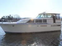 42' Bertram - Port Side View