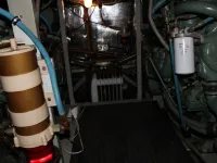 42' Bertram - Engine Room