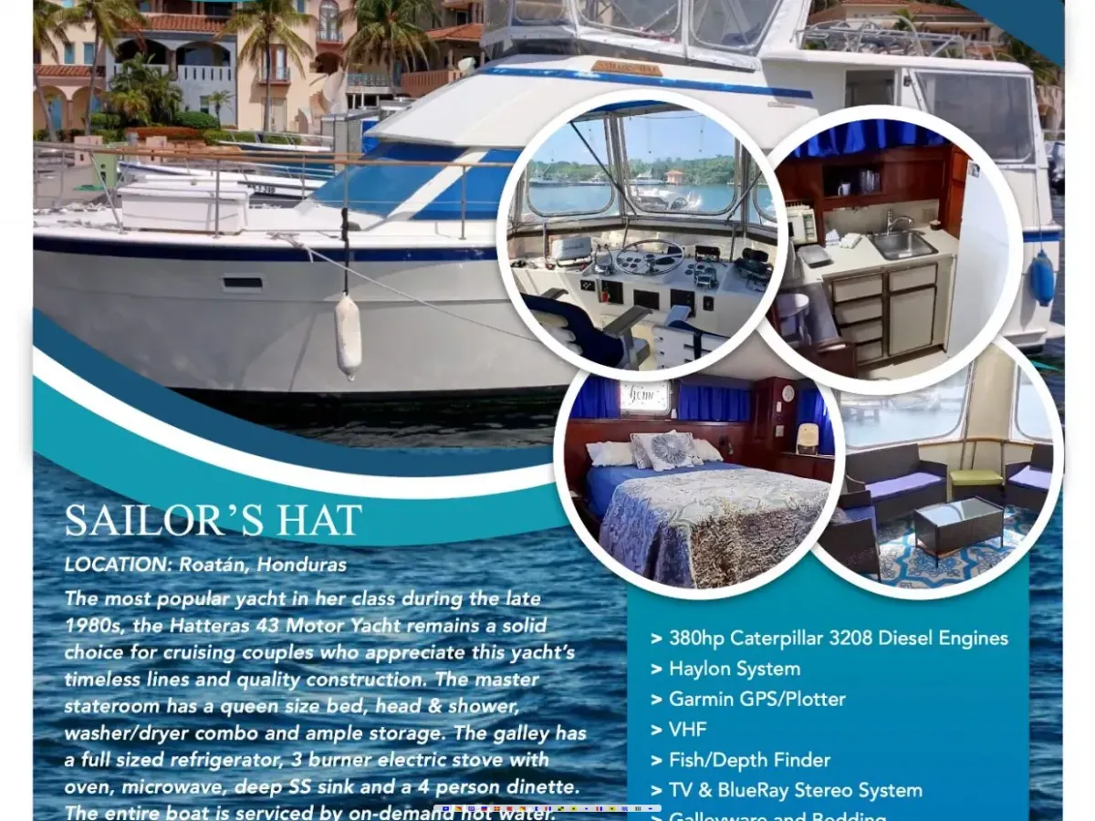 Hatteras 43' Motor Yacht 